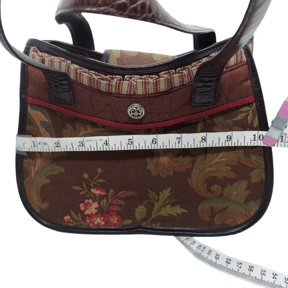 Brighton Fabric Floral / Leaf Pattern Purse - Picture 8 of 16